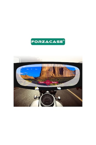 Forzacase Fc548 Motosiklet Kaskı İçin Yağmur Kaydırıcı Buhar Önleyici