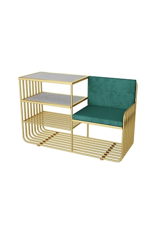 Rebeca Gold Metal Benç Ayakkabılık