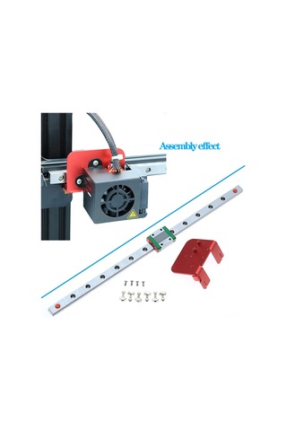 Ximistore9 Ender-3 Mg12c 310mm Raylı Yükseltme Seti - Ender-3/ender-3 Pro Uyumlu 3d Yazıcı Aksesuarı