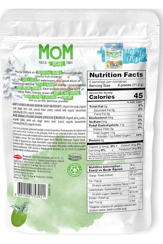 Mom Organıc Nanelı Bonbon