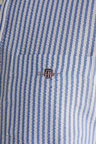 Gant Çizgili Erkek Gömlek Mavi