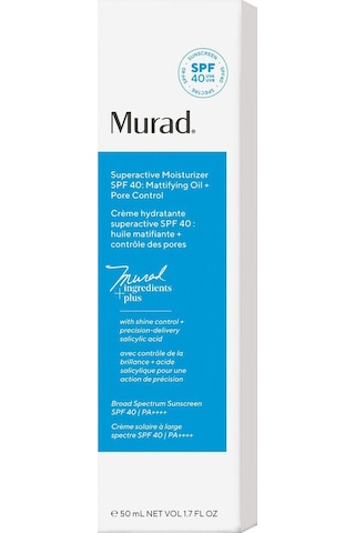 Güneş Koruyucu Spf40, Matlaştırıcı Ve Gözenek Sıkılaştırıcı Nemlendirici Superactive Oilpore