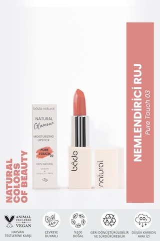 Bade Natural Nemlendirici Ruj Pure Touch 03 %100 Doğal
