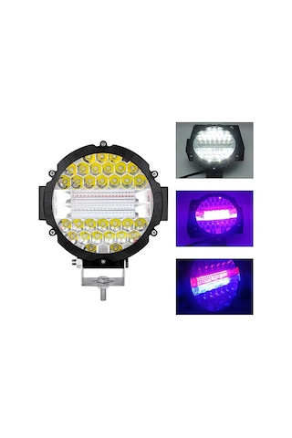 3Modlu Kombo 51w Siyah Yuvarlak Off Road Çalışma Tekne Lambası