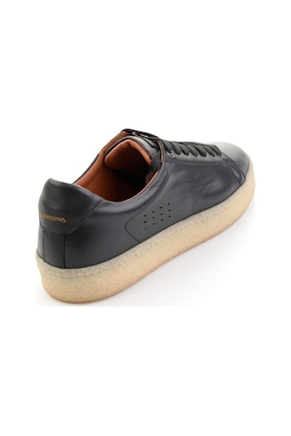 Bambi Siyah Hakiki Deri Erkek Sneaker E01396009903