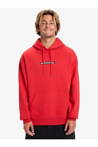 Quiksilver Quıksılver Dna Hoodıe Salsa - Solid Erkek Sweatshırt Eqyft05121-rzm0 Kırmızı