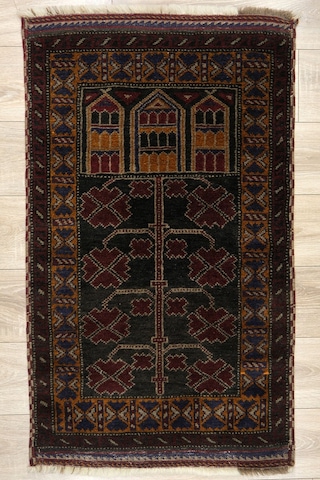 Yörük El Dokuma Yün Halı - Leh1004500135 Kırmızı