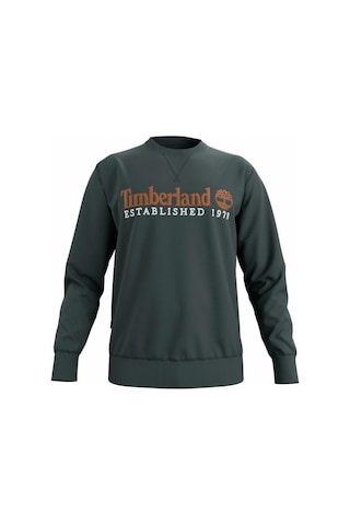 Timberland Established 1973 Embroidered Logo Crew N Sweatshirt - Tb0a2feq3171-10852 YESIL