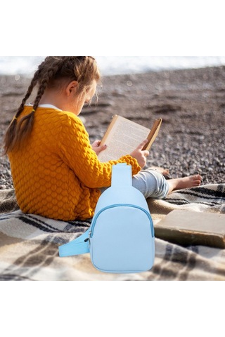 Suntek Çocuklar Için Çapraz Askılı Çanta Sevimli Hediye MAvi