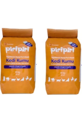 Eczacıbaşı Pisi Pisi Sabun Kokulu Kalın Taneli Kedi Kumu 2 x 10 KG