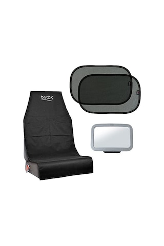 Britax Römer Aksesuar, Çocuk Koltuğu Koruyucu Pedli, Cam Güneş Korumalı Ve Arka Koltuk Aynalı 3'lü Set Standart