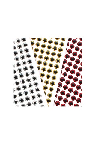 Tenfowee 600 Adet 7mm Epoksi 3d Balık Yemi Göz Sticker - Altın, Gümüş, Kırmızı Her Renk 200 Adet - Balıkları Çekici Dıy Uygulama