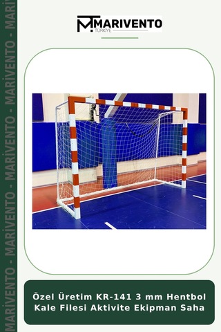 Özel Üretim Kr-141 3 Mm Hentbol Kale Filesi Aktivite Ekipman Saha Çok Renkli
