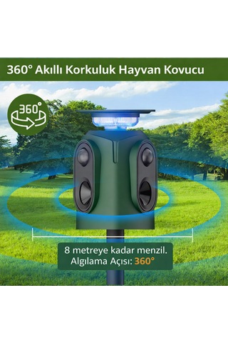 Pro Solar Animal Repeller Güneş Enerjili Hayvan Kovucu