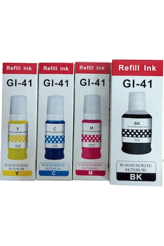 Melsan Canon Pixma G3430 Mürekkep Takım 4 Renk Set Uyumlu