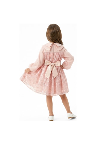 Xo Kids Kız Çocuk Elbise 7-11 Yaş 3710 Pembe