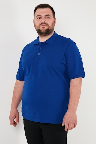 Buratti Pamuklu Regular Fit Büyük Beden Erkek Polo Yaka T Shirt 5902127B Saks
