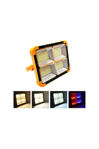 Sekatech Portatif Solar Led Projektör Cata 200w Güneş Enerjili