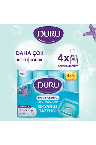 Duru Fresh Duş Sabunu Okyanus Esintisi 4 x 150 G