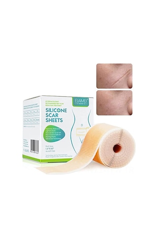 Tenfowee Yeniden Kullanılabilir Silikon Yara Bandı, Ameliyat, Yanık Ve Sezaryen İzleri İçin Su Geçirmez Ve Nefes Alabilir, 1.6 X 60 İnç