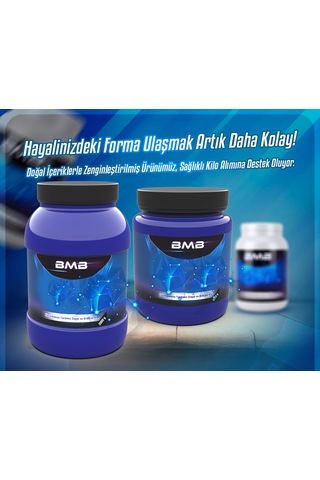 BMB Kilo-Almaya Yardımcı Gıda Takviyesi  2 KG 2000 Gr + Shaker Bardak