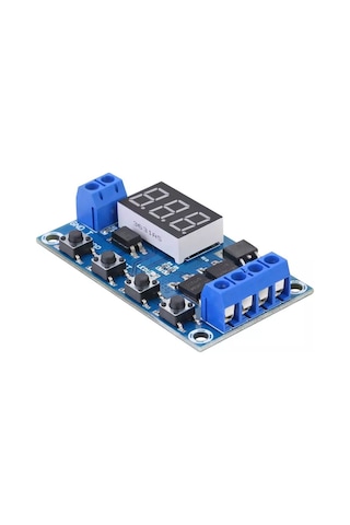 Dual Mos 12 24v Zaman Ayarlı Geciktirmeli Led Ekran Zaman Rölesi