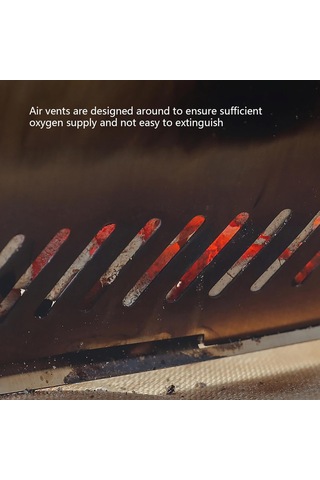 Taşınabilir Kömürlü Izgara, Çıkarılabilir Mini Kamp Izgarası, Saklama Çantası, Hafif Izgara, Açık Hava Barbeküsü İçin Gümüş