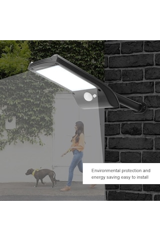 Vkemall 36 Led Güneş Enerjili Duvar Lambası, Otomatik Algılayıcı, Bahçe/çadır Işığı, Ip65 Su Geçirmez, 280lm Parlaklık, Kolay Kurulum