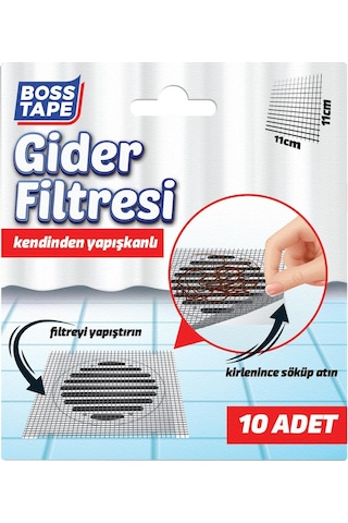 Boss Tape Gider Filtresi 10lu