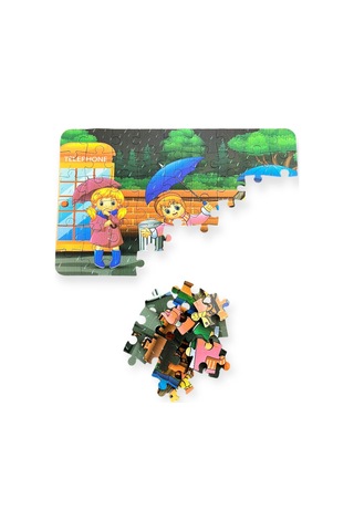 Ahşap Girls Mini Puzzle 4 Yaş 54 Parça