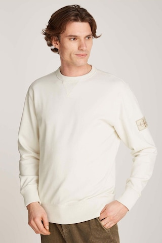Calvin Klein Erkek Sweat Beyaz