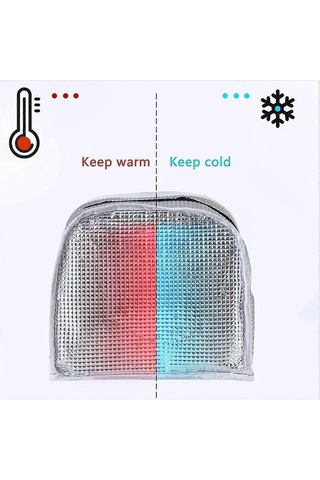 Yalıtımlı Öğle Yemeği Çantası, Taşınabilir Öğle Yemeği Çantası, Ofis, Okul, Seyahat, Kamp Yemeği İçin Su Geçirmez Öğle Yemeği Kutusu Çok Renkli