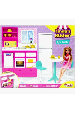 Fen Toys Linda'nın Aksesuarlı Oyuncak Aşçı Mutfak Seti