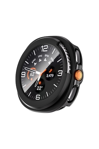 Galaxy Uyumlu Watch 8 Classic 46mm Sert Pc Kasa Ve Ekran Koruyucu Mkst Watch Gard 39 - Şeffaf