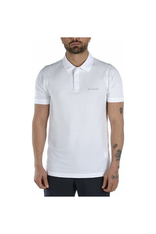 Columbia M Cascade Range Solid Polo Erkek Outdoor Tişört Cs0214-100 001
