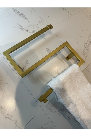 lyla concept Sakura Mini S Dekoratif Havlu Askısı - Gold Gold
