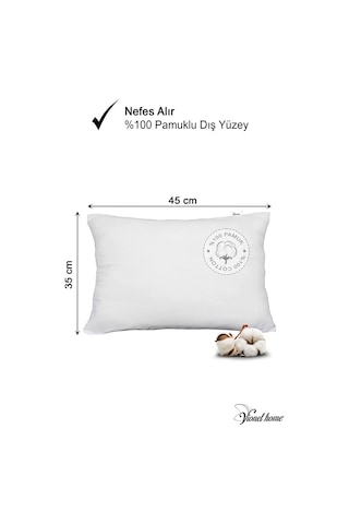 Vionel Home Antialerjik Bebek Yastık Boncuk Silikon Pamuklu Kılıf  200 G