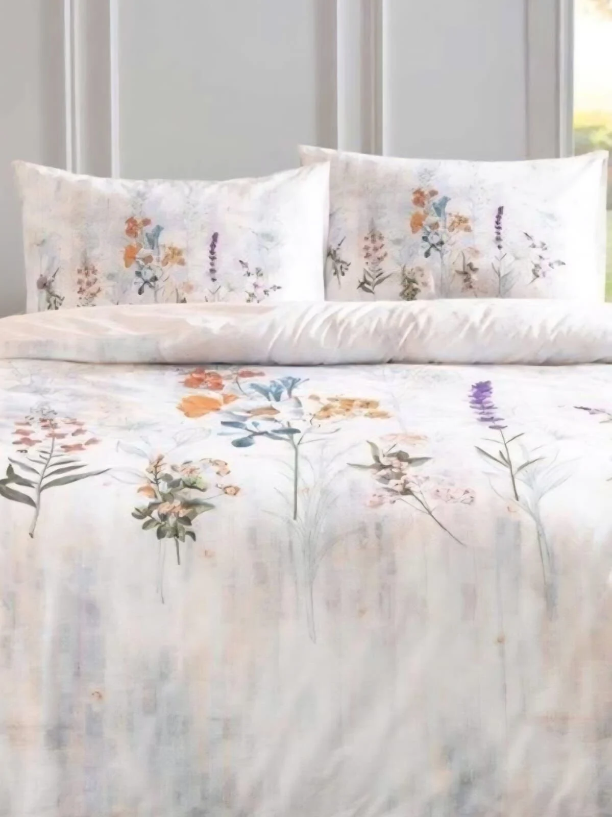 Özdilek Nev Çift Kişilik Nevresim Takımı Floraison Somon Somon