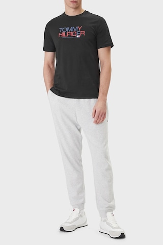 Tommy Hilfiger Erkek T Shirt Mw0mw42369 Bds Siyah