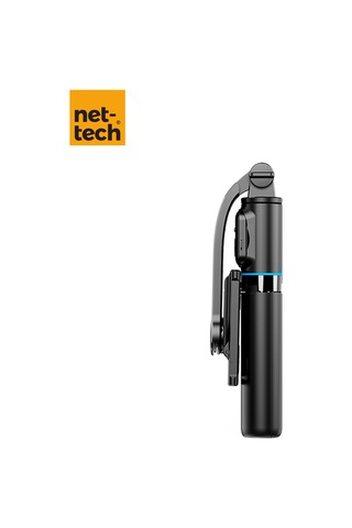 Nettech Nt-mt06 Taşınabilir Selfie Çubuk Bluetooth Selfie Çubuğu - Siyah -