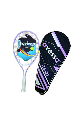 Özel Üretim Eğlence Yeni Başlayan Hobi Flg-623 L.purple Flamingo Desenli 23" Tenis Raketi