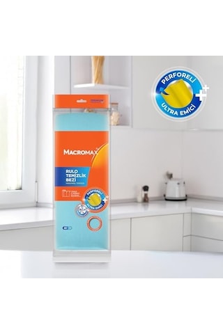 Rengarenk Rulo Mutfak Banyo Temizlik Bezi 9&apos Lu Kolay Kullanım 0