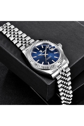 Pagani Design Pd-1645 42mm Safir Japan Seiko Nh35 Otomatik Erkek Kol Saati Gold D