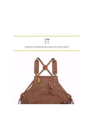 Sones Tuval Önlük Berber Kavurma Kafe Bahçecilik Ağaç İşleri Erkekler Ve Kadınlar Tuval İş Kıyafetleri