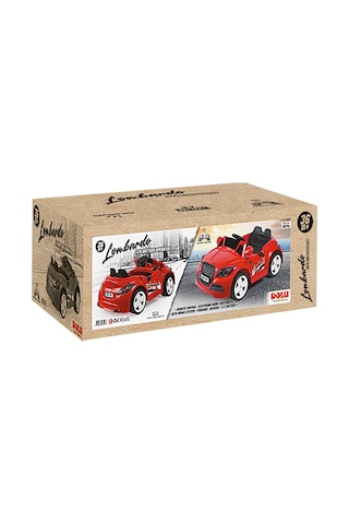 Dolu Lombardo 12v Uzaktan Kumandalı Akülü Araba Kırmızı B3409809624n1
