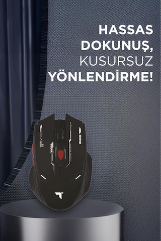 Tm-20 Çift Modlu Kablosuz Oyuncu Mouse Fare -