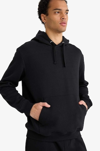 Defacto Regular Fit 2li Eşofman Takımı Kapüşonlu Sweatshirt Eşofman Altı F9624ax25aubk81 Siyah-bk81