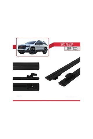 Gmc Acadia 2017-2023 Arası İle Uyumlu Basıc Model Ara Atkı Tavan