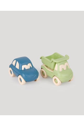 Lc Sevimli Minik Taşıtlar Kamyon Ve Araba-yeşil-turkuaz