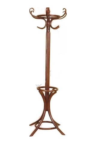 Askılık Bambu Model Parlak Ceviz Boya Demonte İtinalı Paket Ve Kargo El Yapım Ceviz